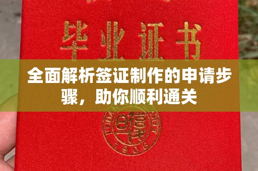 东港全面解析签证制作的申请步骤，助你顺利通关